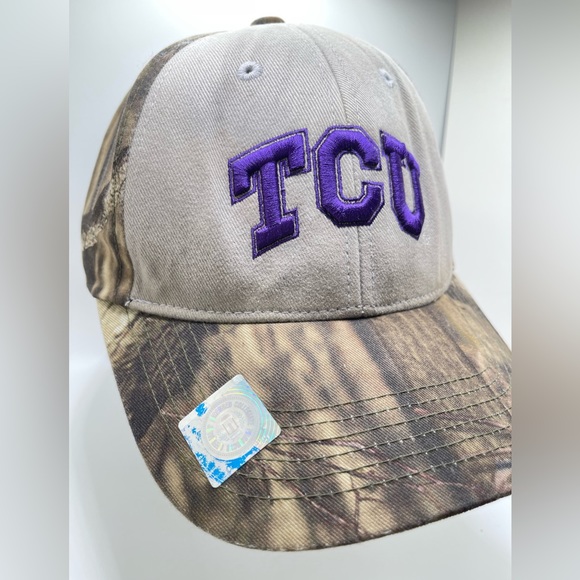 TCU Horned Frogs Camouflage Snapback Hat - Picture 2 of 7